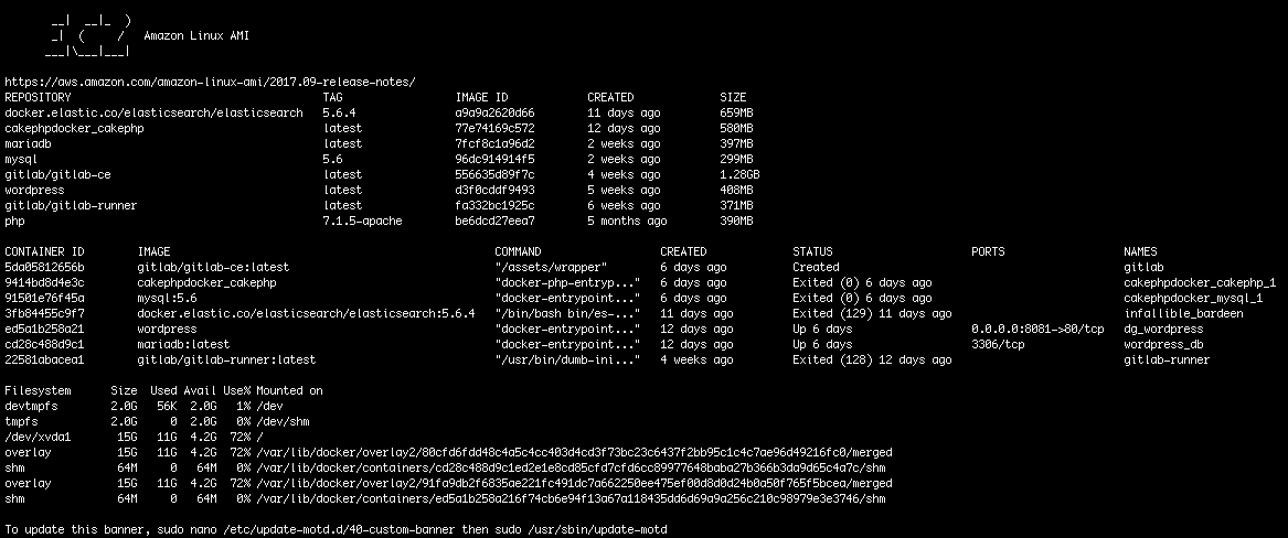 MOTD Example