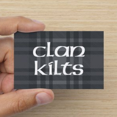 Clan Kilts Business Cards