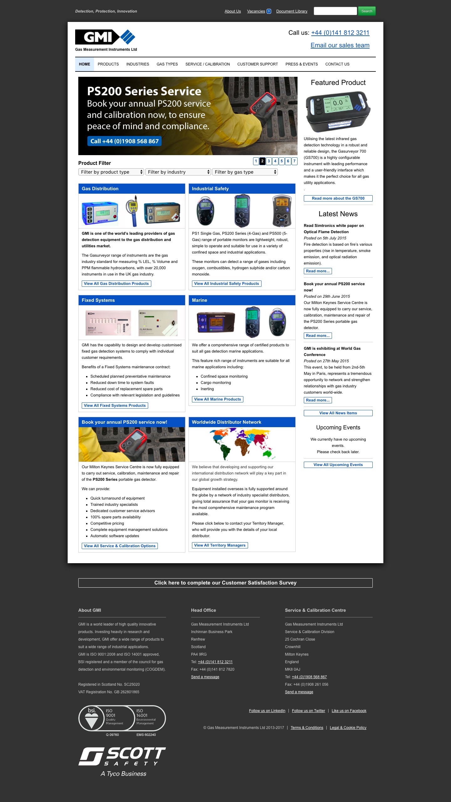 GMI Website Screenshot